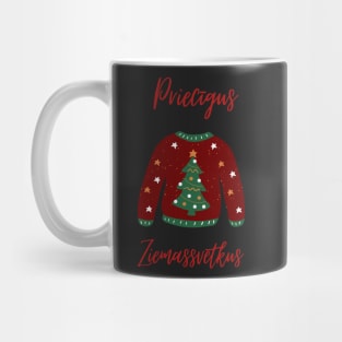 Priecīgus ziemassvētkus latvian merry christmas Mug